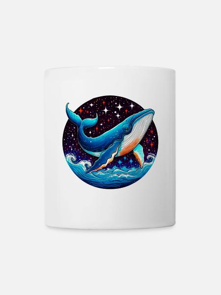 Wal - Tasse - Weiß