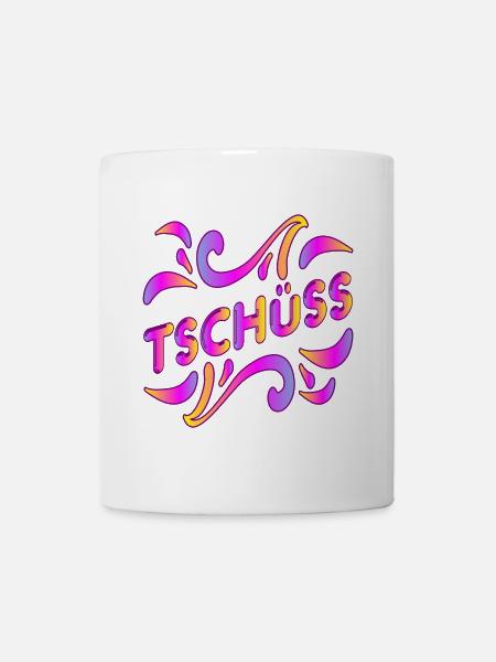 ABSCHIED TSCHÜSS - Tasse - Weiß