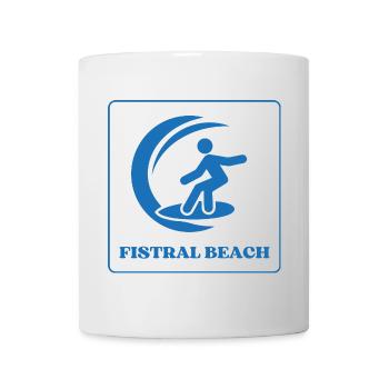 Fistral Beach Surf Design - Mug - white - Front
