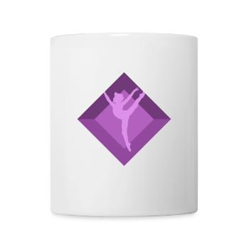 Gymnastes d’entraînement - Mug blanc - blanc - Devant