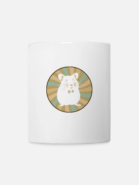 Hamster Maus Tierchen - Tasse - Weiß