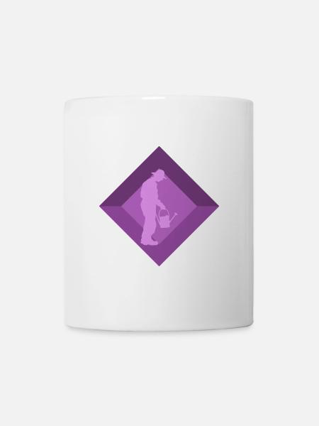 Gartenarbeit Blume - Tasse - Weiß