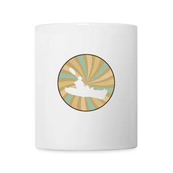 Kajakfahren Kajak - Tasse - Weiß - Vorne