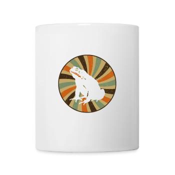 Frosch Quark Amphibie - Tasse - Weiß - Vorne