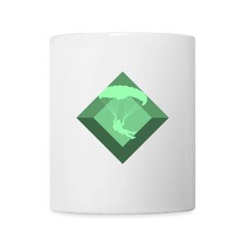 Fallschirmspringen Luft Extremsport - Tasse - Weiß - Vorne