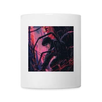 80s anime teen calming high quality fashion print - Mug - white - Front