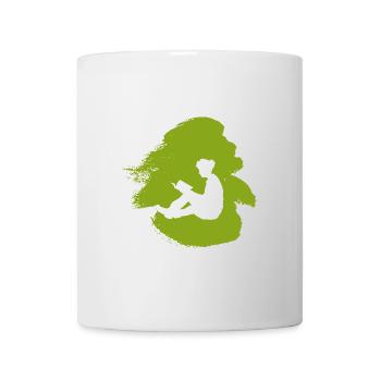 Bookworm Book Author - Mug - white - Front