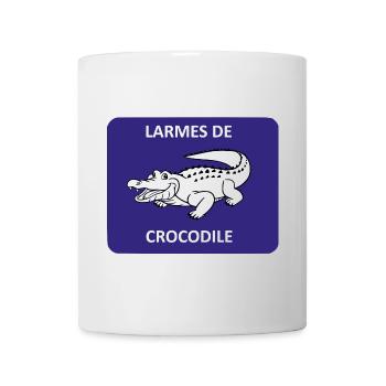 Larmes de crocodile - Mug blanc - blanc - Devant
