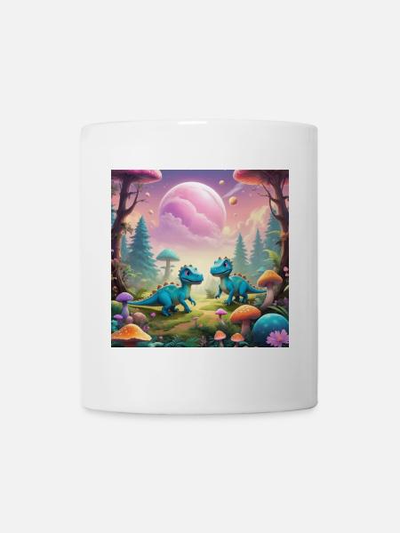 Dinosaurier - Tasse - Weiß