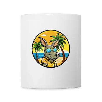 Aardvark Funny Cartoon Lunettes de soleil de plage d’été - Mug blanc - blanc - Devant