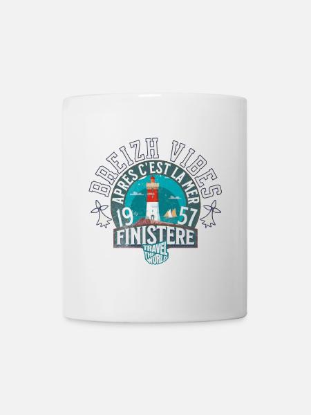 Breizh vibes Finistère - Mug - white