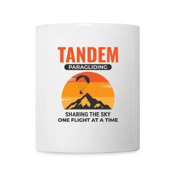 Tandem Gleitschirm Pilot Gleitschirm Extremsport - Tasse - Weiß - Vorne