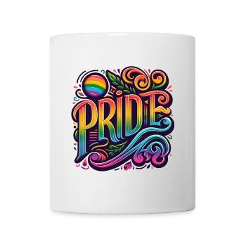 Celebrate Love and Diversity with Pride, LGBTQ+ - Mug - white - Front