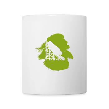 Roller coaster funfair Lukas - Mug - white - Front