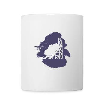 montagnes russes chapiteau montagnes russes - Mug blanc - blanc - Devant
