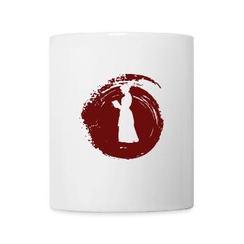 Buch Leseratte Bildung - Tasse - Weiß - Vorne