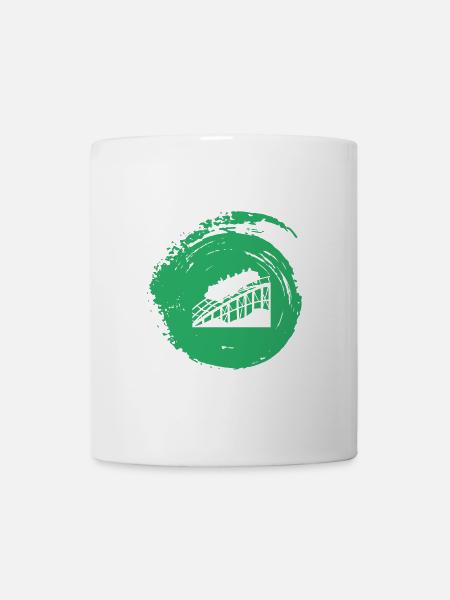 Achterbahn Maßkrug Lukas - Tasse - Weiß