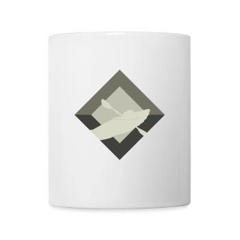 Kajakfahren Kajak - Tasse - Weiß - Vorne