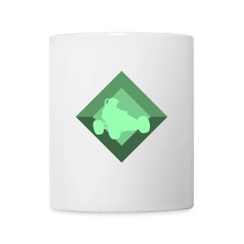 Autocross Speedster Car - Mug - white - Front