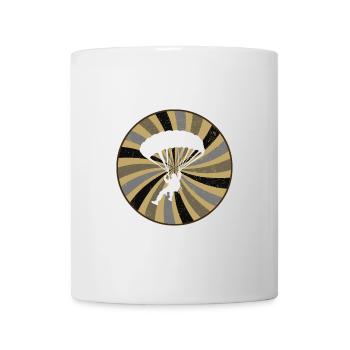 Fallschirmspringen Fallschirm Luft - Tasse - Weiß - Vorne