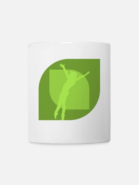 Gymnastiktraining Turnen Turner - Tasse - Weiß