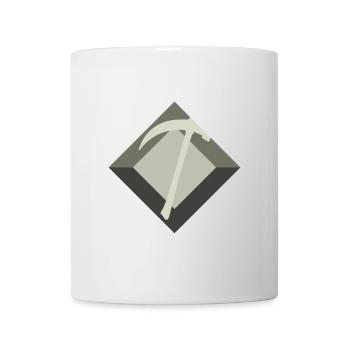 Mining Pickaxe - Mug - white - Front