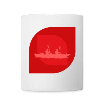 Kayaking Paddling Rafting - Mug - white - Front