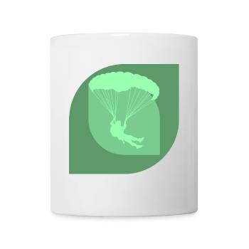 Skydiving Air Parachute - Mug - white - Front