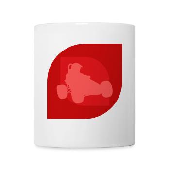 Autocross Motorsport Car - Mug - white - Front