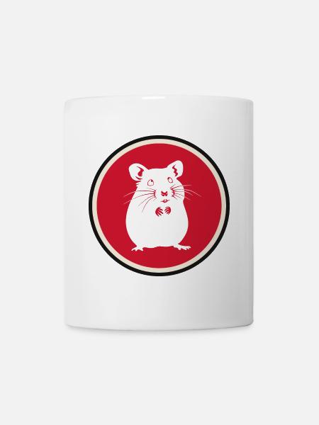 Nagetier Maus - Tasse - Weiß