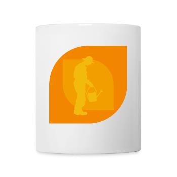 Gartenarbeit Gärtner - Tasse - Weiß - Vorne