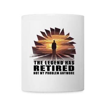 Retired Not My Problem Anymore für einen Camper - Tasse - Weiß - Vorne