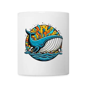 Wal - Tasse - Weiß - Vorne
