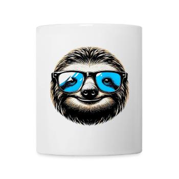 Paresseux avec lunettes de soleil - Mug blanc - blanc - Devant