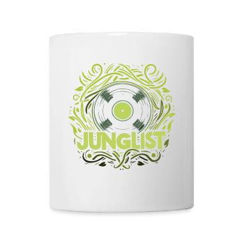 Junglist-Schallplatte - Tasse - Weiß - Vorne