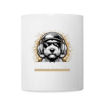 Goldendoodle Hip Hop Chien Cadeau de niveau supérieur - Mug blanc - blanc - Devant