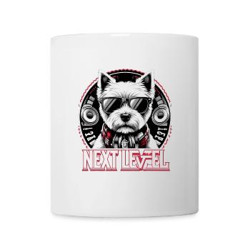 West Highland White Terrier Niveau supérieur Hip Hop - Mug blanc - blanc - Devant