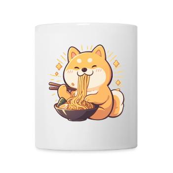 Dog eating Ramen - Mug - white - Front