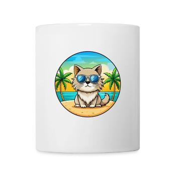 Lunettes de soleil Colorpoint Persian Cat Breed Cartoon - Mug blanc - blanc - Devant