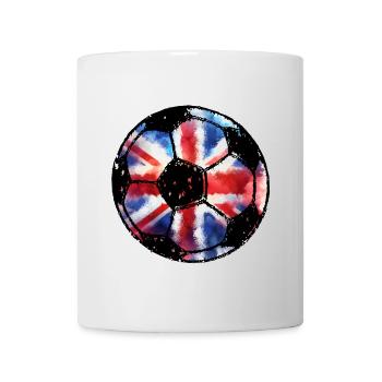 Football Angleterre - Rouge Blanc Bleu - Union Jack - Mug blanc - blanc - Devant