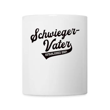 Schwiegervater 2024 Brautvater Schwiegerpapa in 24 - Tasse - Weiß - Vorne