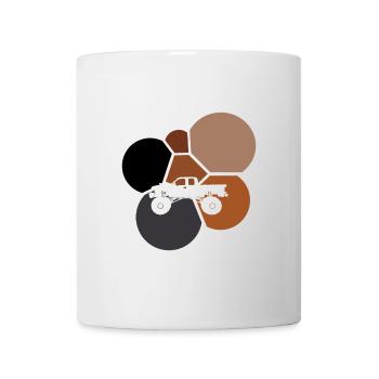 Reifen Gelaende - Tasse - Weiß - Vorne