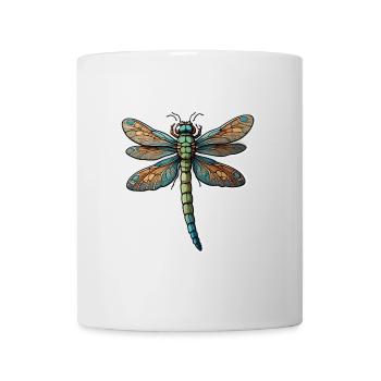 Colorful Dragonfly - Mug - white - Front