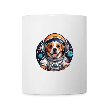 Astronaut Dog in Space - Mug - white - Front