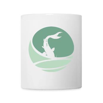 Pêche aux carpes koï - Mug blanc - blanc - Devant