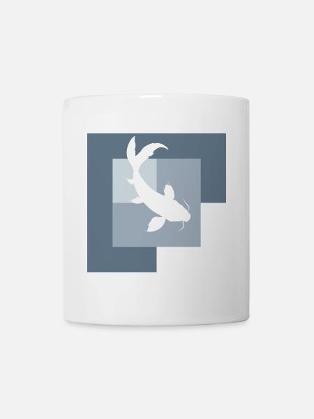 Koi Teich Fisch - Tasse - Weiß