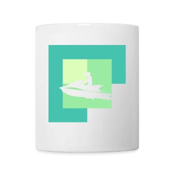Wasserski Jet Ski Boot - Tasse - Weiß - Vorne