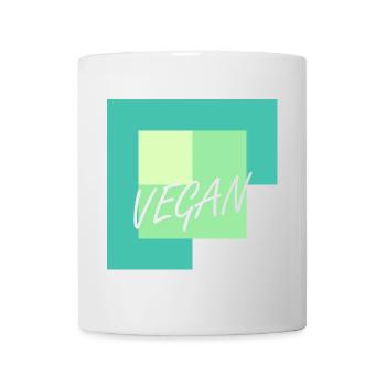 Veganerin Tierschutz Pflanzlich - Tasse - Weiß - Vorne
