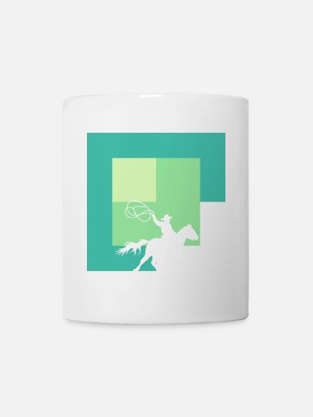 Cowboy Sattel Sheriff - Tasse - Weiß