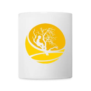 Tree Climbing Climbing Monkey Climbing - Mug - white - Front